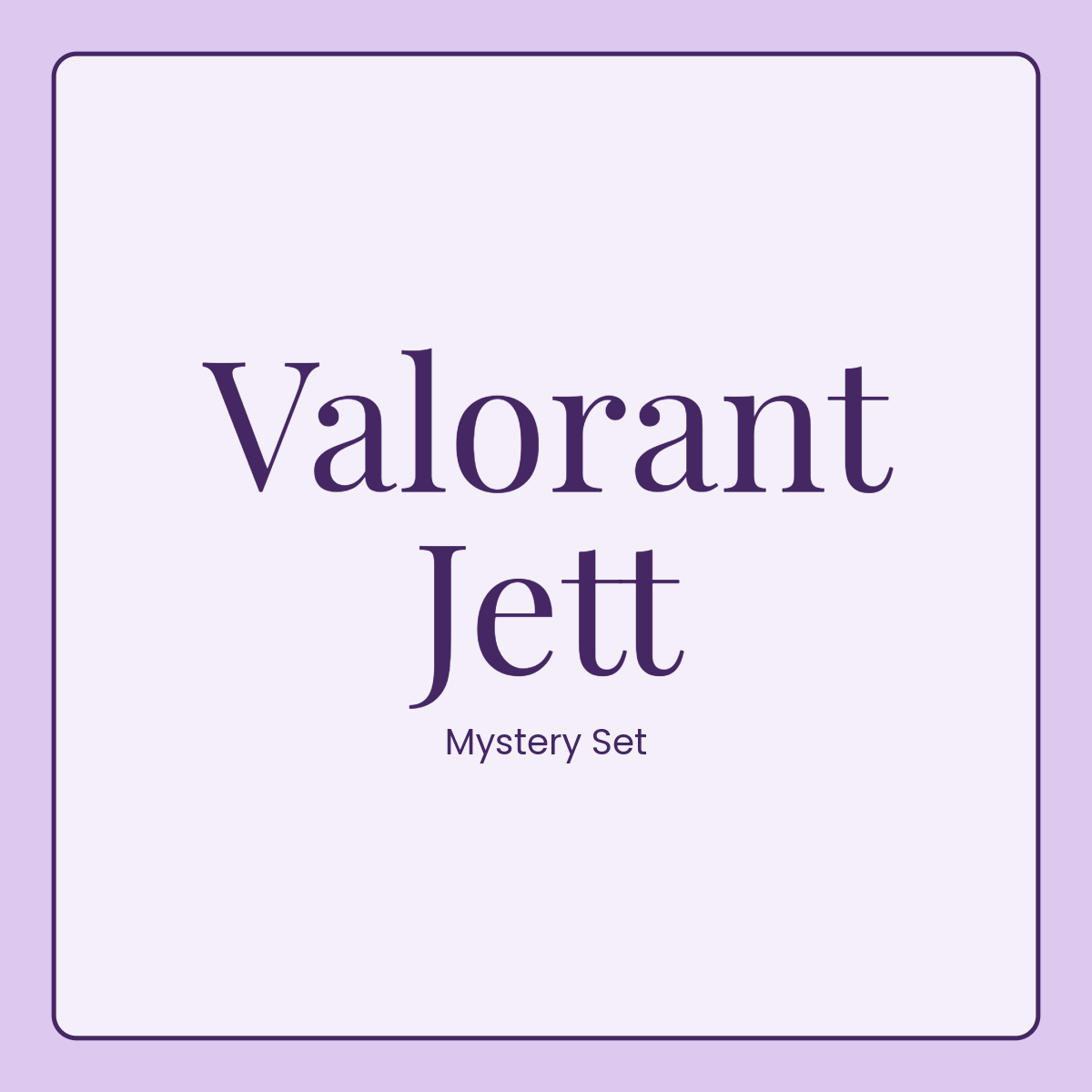 Jett Mystery Set