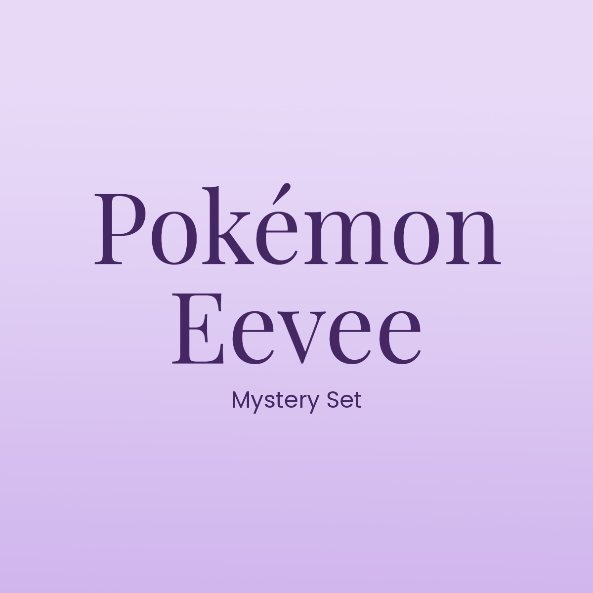 Eevee Mystery Set