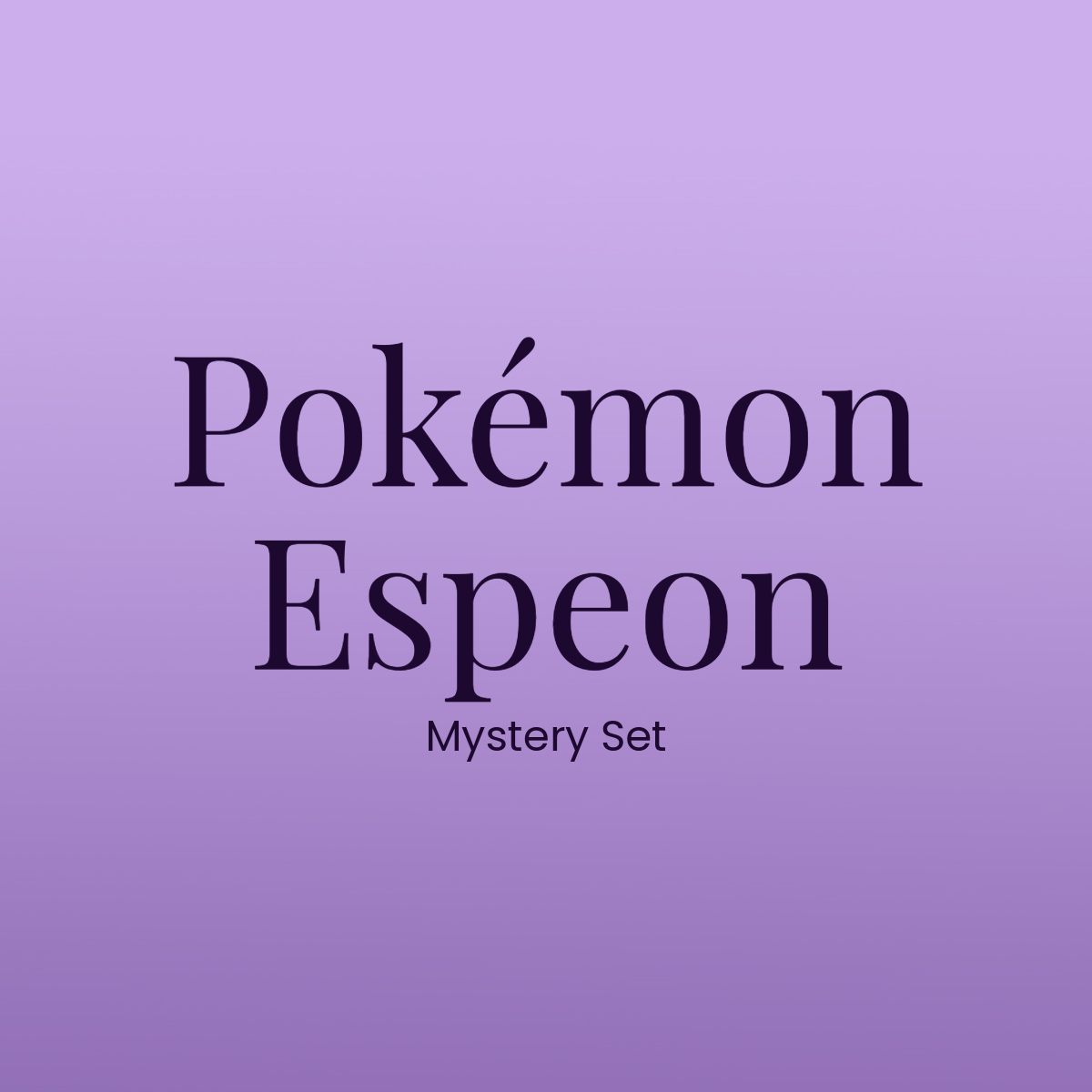 Espeon Mystery Set