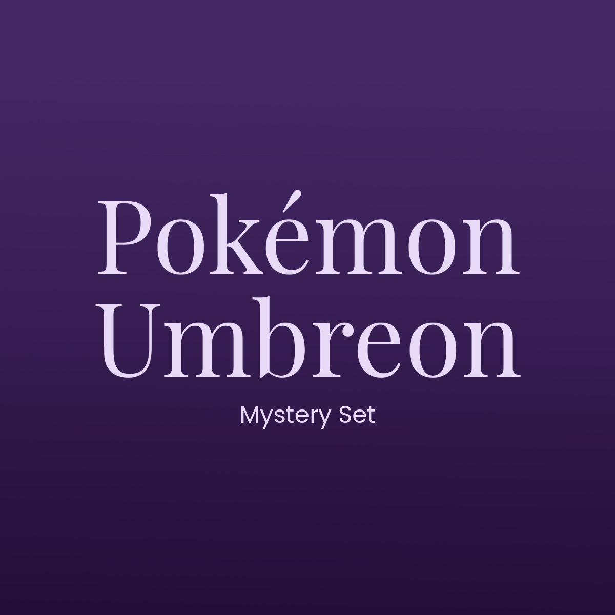 Umbreon Mystery Set