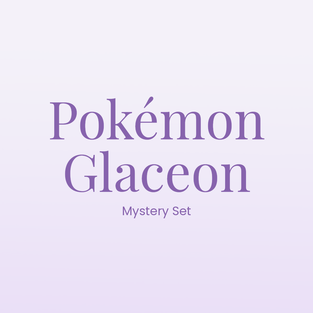 Glaceon Mystery Set